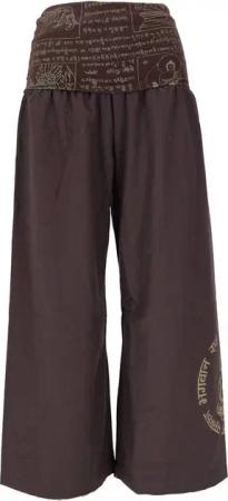 Guru-Shop Relaxhose Weite Marlenehose, Buddha Wellnesshose,.. alternative Bekleidung