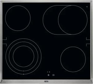 AEG Elektro-Kochfeld von SCHOTT CERAN® HE604070XB HE604070XB, OptiFix,OptiFit Frame