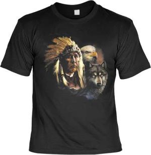 Art & Detail Shirt T-Shirt Wolf u. Adler Native Mythologie der Ureinwohner Nordamerikas USA, Adler, Natives