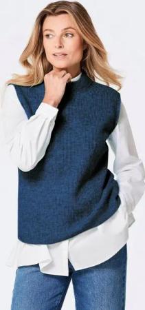 GOLDNER Strickpullover Pullunder