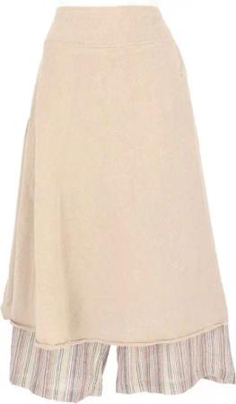 Guru-Shop Relaxhose Ethno Hosenrock, Boho Maxirock, Sommerrock -.. alternative Bekleidung