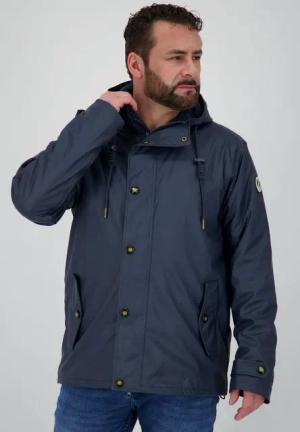 DEPROC Active Regenjacke Friesennerz ANKERGLUT #ankerglutreise MEN FLEECE auch in Großen Größen erhältlich. mit Kapuze und verschweißten Nähten
