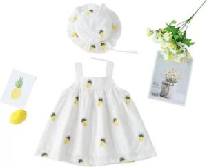 AUKUU Jerseykleid Kleines Mädchen Sommer bequeme Kleidung süße Kleider