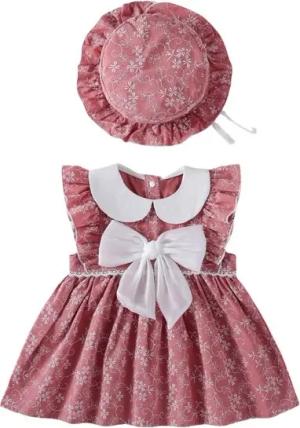 AUKUU Jerseykleid kleines Mädchenkleid Sommerrock Kleid kurzer Rock