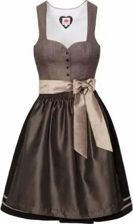 Spieth & Wensky Dirndl Waleska 390704 Dirndl Spieth&Wensky WALESKA 2-teilig Midi-Dirndl Kleid Dirndl Trachtenkleid