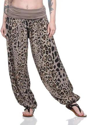 OriginalYou Haremshose Sommerhose für Damen leichte Flatterhose luftige Urlaubshose mit elatischem Bund, sommerliche Motive