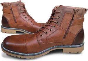 GOLDEN GOLDEN Winterstiefel Herren Schnürung Lässige Herrenstiefel Winterstiefel