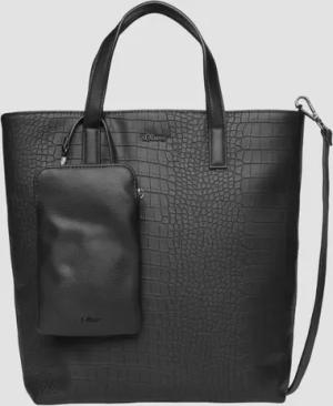s.Oliver Tragetasche Mittelgroßer Shopper in Krokodilleder-Optik