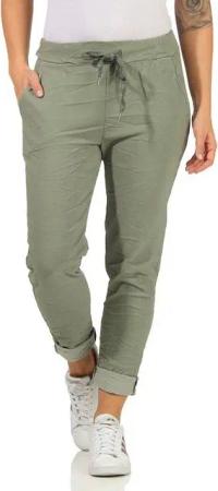 OriginalYou Schlupfhose Freizeithose für Damen angenehme Chinohose Basic Schlupfhose (1-tlg) mit Kordelzug, mit elastischem Bund