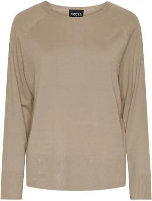 pieces Strickpullover - Langarmshirt - leichter Pullover