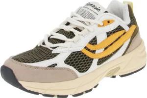 Genesis Footwear 1005435 G-Eco`99 Multi Mesh White-Olive-Orange Sneaker