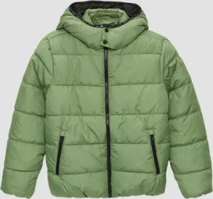 s.Oliver Outdoorjacke Wärmende Steppjacke mit Fleece-Futter Schmuck-Detail