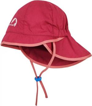 Finkid Schirmmütze Finkid Helle Sonnenhut Rose/Beet Red Bindeband Sommermütze mit Nackenschutz und Bindeband, schnelltrocknend, UV Schutz 50+