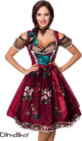 Dirndline Dirndl Dirndline - Dirndl inkl. Spitzenbluse - (2XL,3XL,L,M,S,XL)