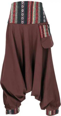 Guru-Shop Relaxhose Haremshose, Pluderhose, Boho Pumphose,.. Ethno Style, alternative Bekleidung