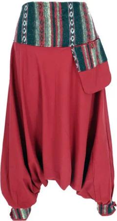 Guru-Shop Relaxhose Haremshose, Pluderhose, Boho Pumphose,.. Ethno Style, alternative Bekleidung