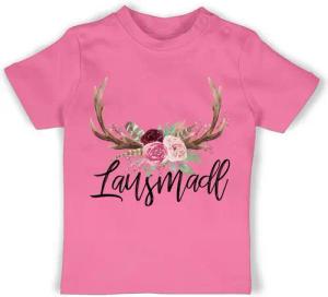 Shirtracer T-Shirt Lausmadl Hirschgeweih I Mode für Oktoberfest Baby Outfit