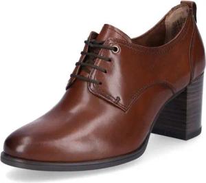 Tamaris Tamaris Damen Leder Schnürpumps braun Pumps