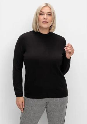 Sheego Stehkragenpullover Große Größen in weicher Qualität