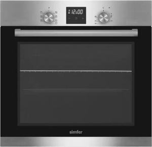 Simfer Elektro-Kochfeld SMF-BO 6029, SMF-BO 6029, Digitaler Timer mit Touch Control, Seitengitter, Emaillierter Garraum