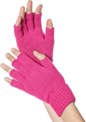 Metamorph Kostüm Fingerlose Strickhandschuhe pink, Mit Fingerspitzengefühl für 80er Jahre Outfits - oder dem Alltag in