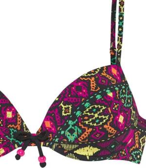 Buffalo Push-Up-Bikini farbenfroher Ethnodruck