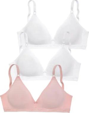 petite fleur Bralette-BH (Packung, 3 Stück) ohne Bügel im Triangel-Schnitt aus Baumwolle