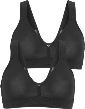 petite fleur Sport-BH (Packung, 2 Stück) ohne Bügel für Yoga