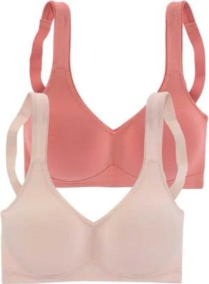 petite fleur Soft-BH (Packung, 2 Stück) ohne Bügel, aus weicher Baumwolle