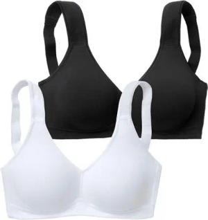 petite fleur Soft-BH (Packung, 2 Stück) ohne Bügel, aus weicher Baumwolle