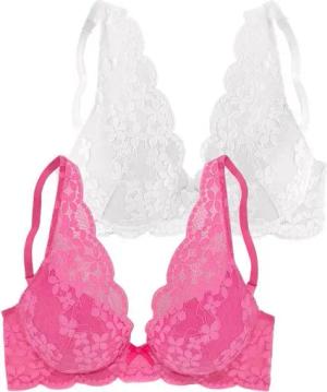 petite fleur Push-up-BH (Packung, 2 Stück) in High Apex Schnittform, Dessous
