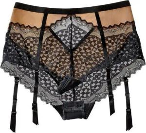 petite fleur gold High-Waist-Slip mit abnehmbaren Strapsen