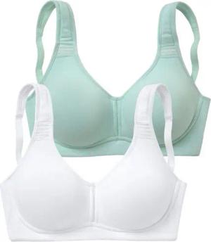 petite fleur T-Shirt-BH (Packung, 2 Stück) ohne Bügel aus Baumwolle