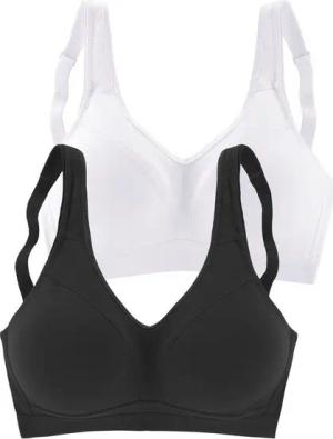 petite fleur Soft-BH (Packung, 2 Stück) ohne Bügel, in abdeckender Schnittform
