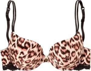 JETTE Push-up-BH mit Leopardenmuster, sexy Dessous