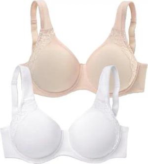 petite fleur Minimizer-BH (Packung, 2 Stück) mit Bügel, mit doppellagigen Cups und breiteren Trägern