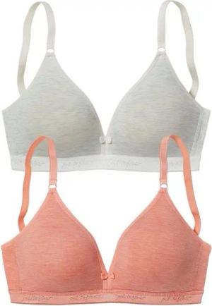 petite fleur Bralette-BH (Packung, 2 Stück) ohne Bügel aus seidig glänzendem Modal