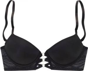 LASCANA Push-up-BH Eleonora mit feiner Schnürung in Satin-Optik und Bänderdetail, sexy Dessous
