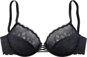 LASCANA Bügel-BH mit dezent transparenter Spitze, Dessous
