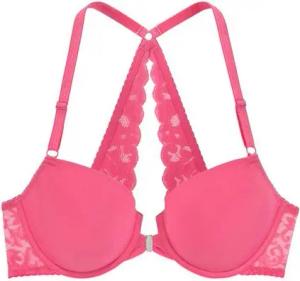 LASCANA Schalen-BH Premium Dessous mit wunderschönem Spitzenrücken und Vorderverschluss, Dessous