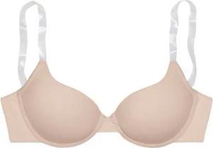 LASCANA Schalen-BH Ela mit transparenten Trägern, perfect basic mit Bügel, Basic Dessous