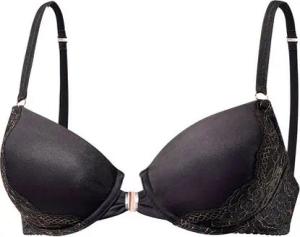 LASCANA Neckholder-BH mit Vorderverschluss und Spitze in einem schimmernden Bronzeton
