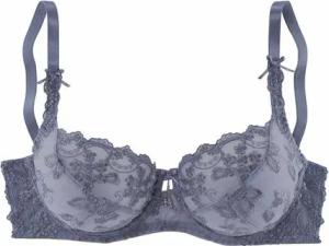 LASCANA Bügel-BH mit transparenter Stickerei-Spitze, Dessous