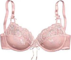 LASCANA Bügel-BH Wanda mit Zierschnürung und Stickerei Spitze, Dessous