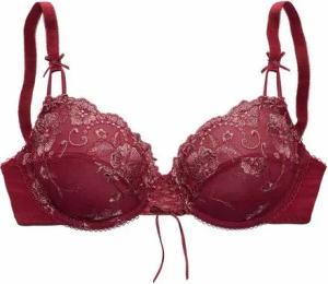 LASCANA Bügel-BH Wanda mit Zierschnürung und Stickerei Spitze, Dessous