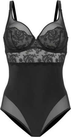 LASCANA Body Mia mit dezent transparenten Spitzeneinsätzen, sexy Dessous, Reizwäsche