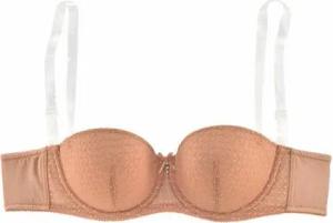 Nuance Schalen-BH mit Bügel aus Spitze mit abnehmbaren, transparenten Trägern, Dessous