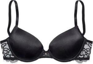 LASCANA Push-up-BH Alana aus edler Qualität mit hohem Seidenanteil und floraler Spitze, Dessous