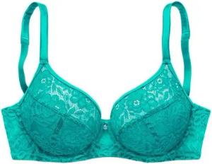 Nuance Bügel-BH aus elastischer Jacquardspitze mit Trägern in Satin-Optik, Dessous