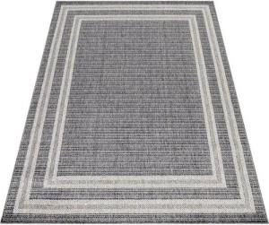 Stilvoll Günstig Outdoorteppich Teppich für den Flur oder Küche Bordüre Design, Läufer, Höhe: 7 mm